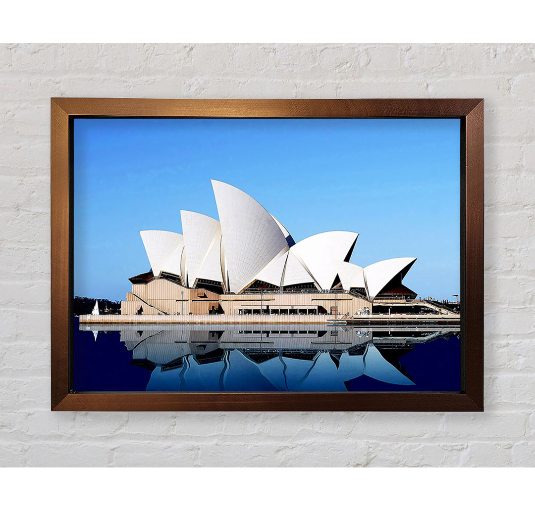 Gerahmtes Wandbild Sydney Opera House Reflections