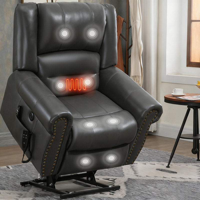 Fauteuil inclinable Power Massage, Brun