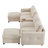 Spacious Chenille Sectionals With Storage And Modern Design For Home