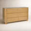 Mari 60 in. W Rectangular Wood 6 Drawer Dresser