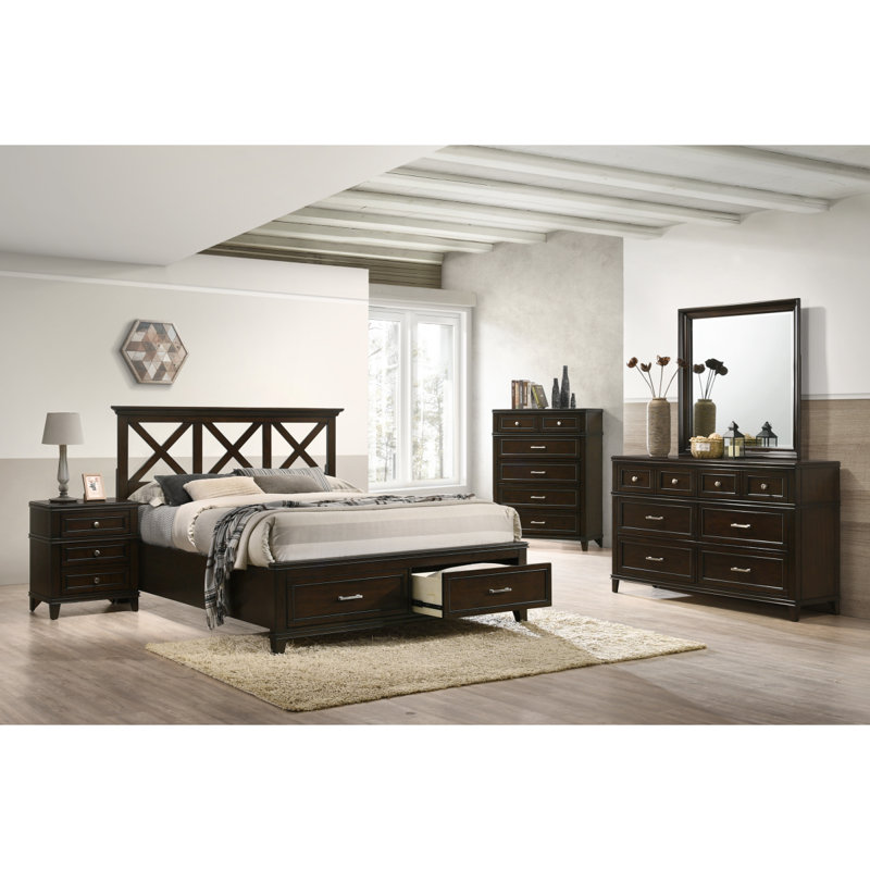 Queen X Storage Bed, Queen