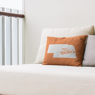 Block Print Outdoor Reversible Throw Pillow