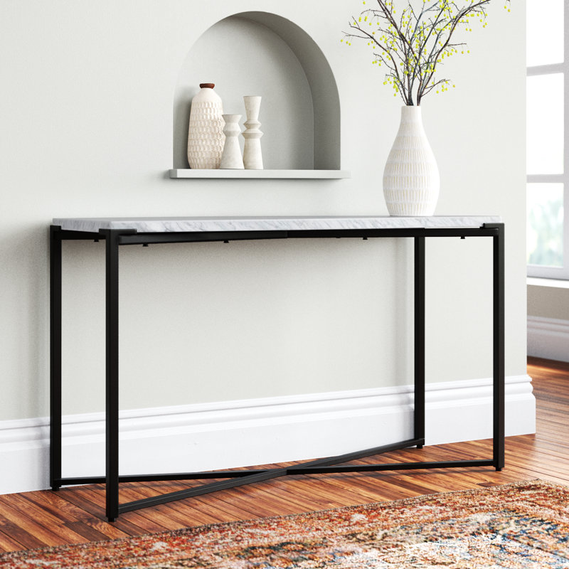 Ellett 50'' Solid Wood Top Console Table