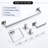 5 Piece Wall Mounted Bathroom Hardware Set Towel Bar Set-116130587