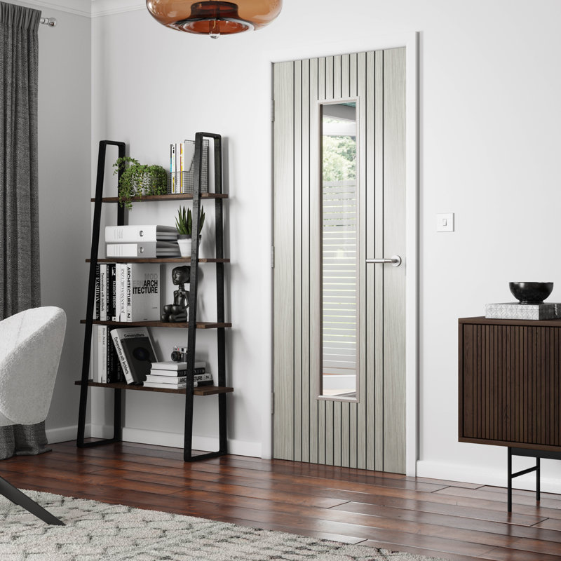 Aria Internal Door, 68.6cm W x 198.1cm H, Grey