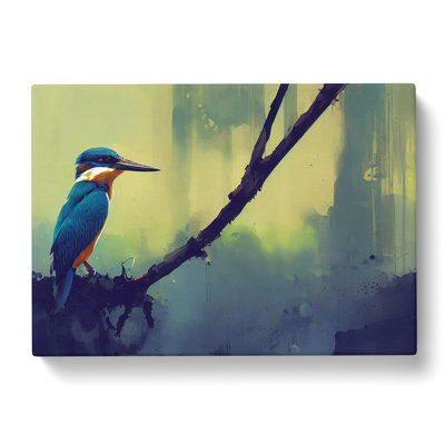 Kingfisher Bird Vol.2 - Wrapped Canvas Painting