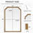 Ancalin Solid Wood Arched Wall Mirror-1878162618-1877692492