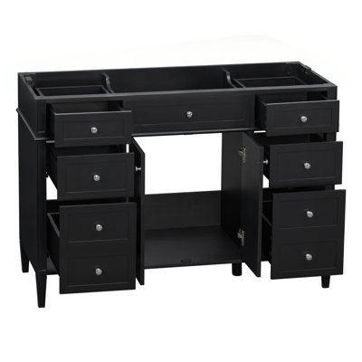 Single Bathroom Vanity with Manufactured Wood Top