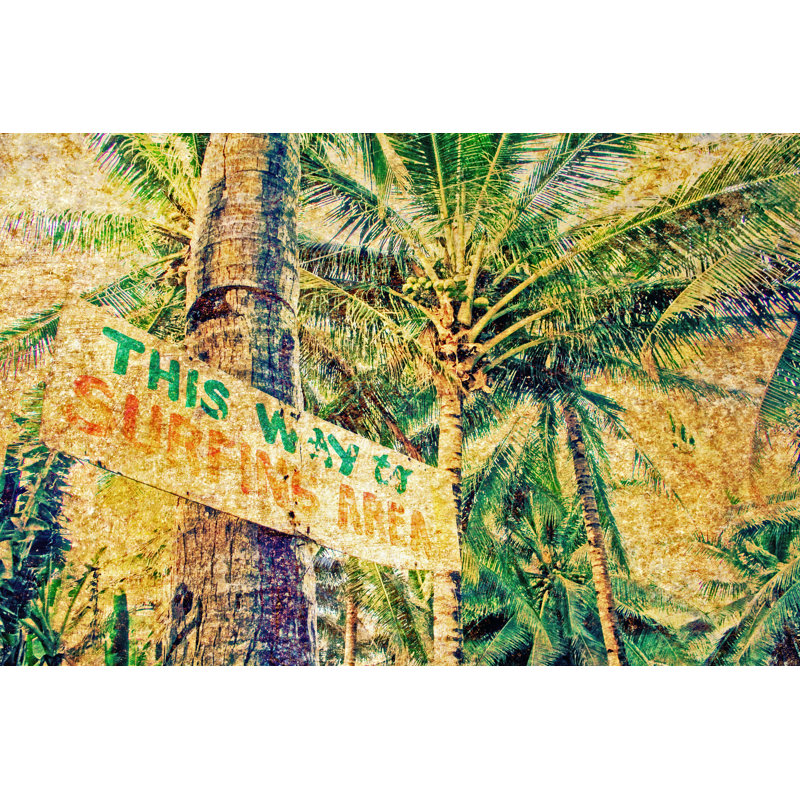 Grunge Beach I by Grace Popp - Wrapped Canvas Print, 30cm H x 46cm W 