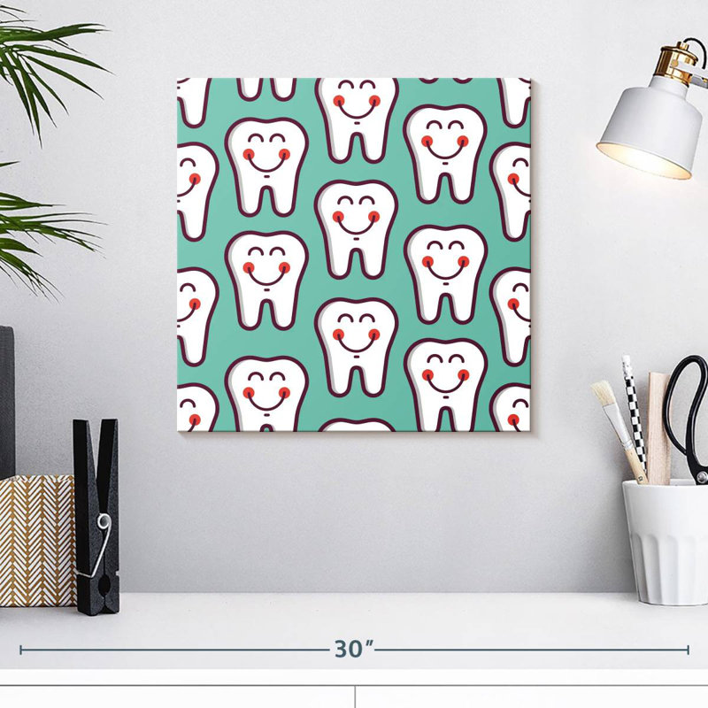 Smiley Tooth, 16" H x 16" W
