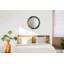 Huldar Glass Flat Wall Mirror