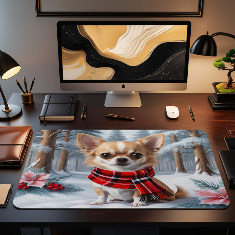 Polyester Desk Pad, 23.6x13.8