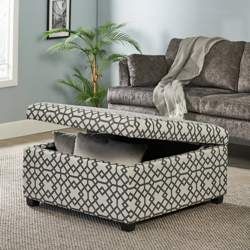 Square STORAGE Ottoman