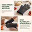 2 paires de gants de four à cinq doigts en silicone résistants à la chaleur pour la cuisson de la friteuse et du barbecue-135721254
