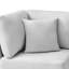 Fauteuil d'angle gris, pour une maison moderne, tissu facile à nettoyer, accoudoirs carrés, coussins d'assise amovibles et réversibles, aucun assemblage requis, coussin décoratif inclus, structure robuste, coussin d'assise moelleux-1240951236-1240951239