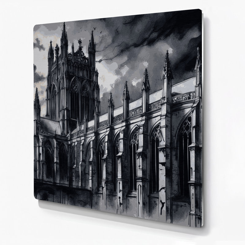 Halloween, art gothique noir, art mural, H 8 po x l 8 po
