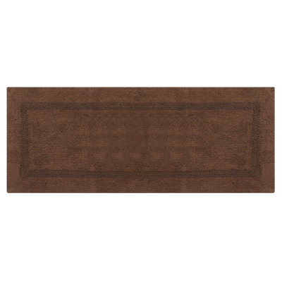 Cotton Reversible Bath Rug, 100 Percent Cotton, Soft and Absorbent Bathroom Rug, Available in 5 Sizes and Multiple Colors