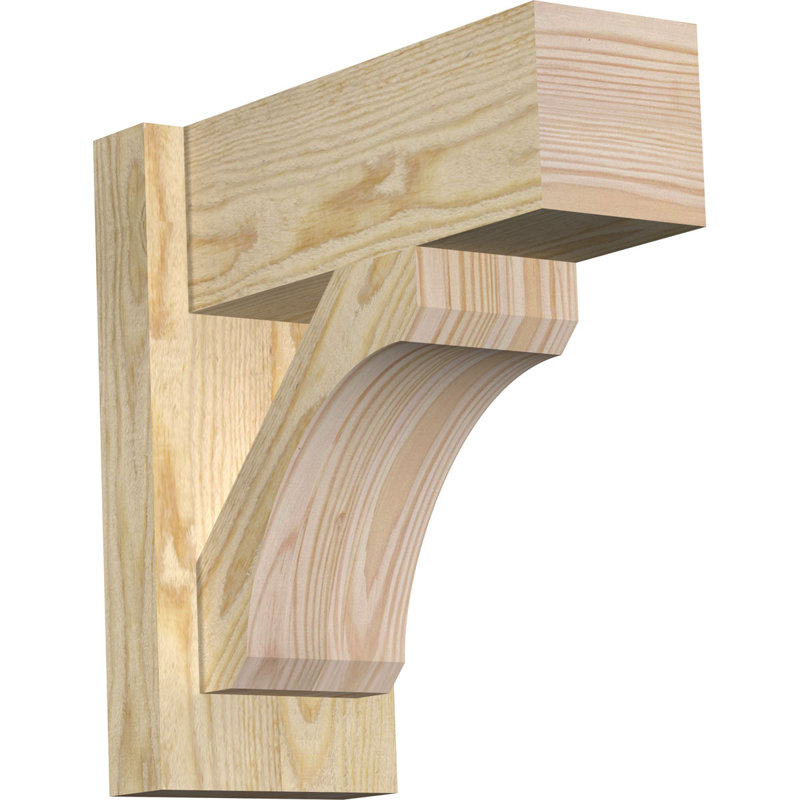 H 7 po x l 7 1/2 po x P 14 po x H 14 po Legacy Blocker lisse, sapin Douglas, P 14 po x H 14 po