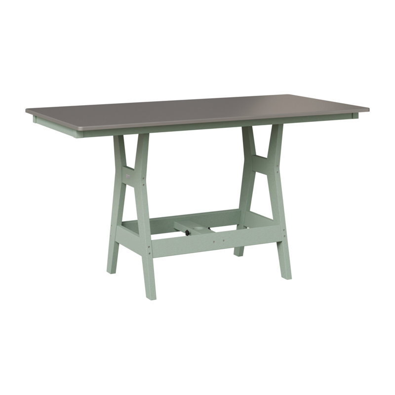 Table de salle à manger rectangulaire 66 po Berlin Gardens Harbor, Écume de mer, écume de mer, H 30,37 po x l 66 po x P 33 po