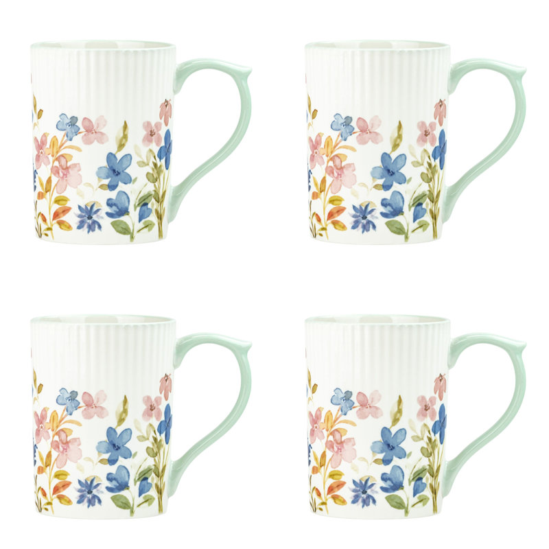10 Strawberry Street Lylah Mug, Painted Garden