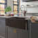Ikon SILGRANIT 33" Double Bowl Apron-Front Farmhouse Sink with Low Divide