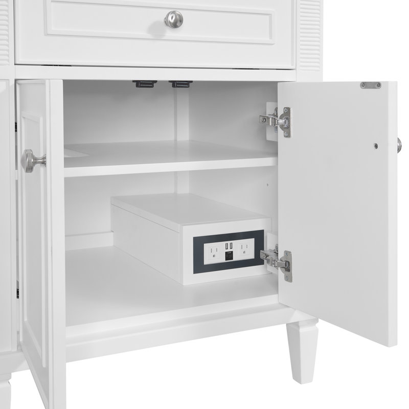 Lorelai 72'' W Double Vanity, Eternal Jasmine Pearl, Bright White