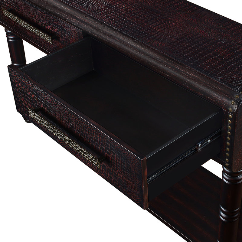 Console Dwyatt, Noir patiné