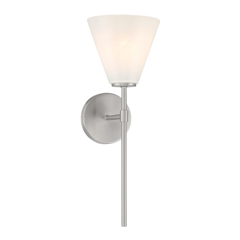Blair 1-Light Wall Sconce in Polished Nickel, Polished Nickel