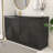 Monterey 59" Inch Freestanding Bathroom Vanity + Reinforced Black Acrylic Left Sink-1173910622-1173911469