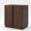 Table de chevet à 3 tiroirs à rayures verticales, armoire rétro économique pour les chambres et les salons modernes-130596223