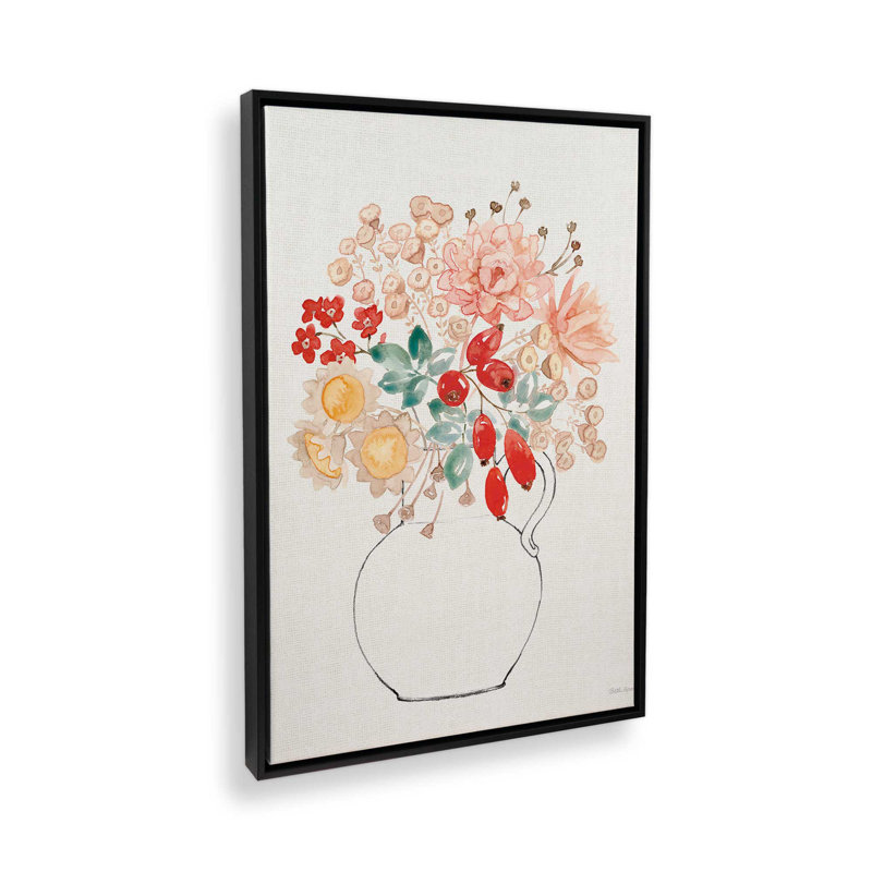 «Festive Season X» par Beth Grove, reproduction d'art, Noir, H 24 po x l 18 po, Cadre flottant