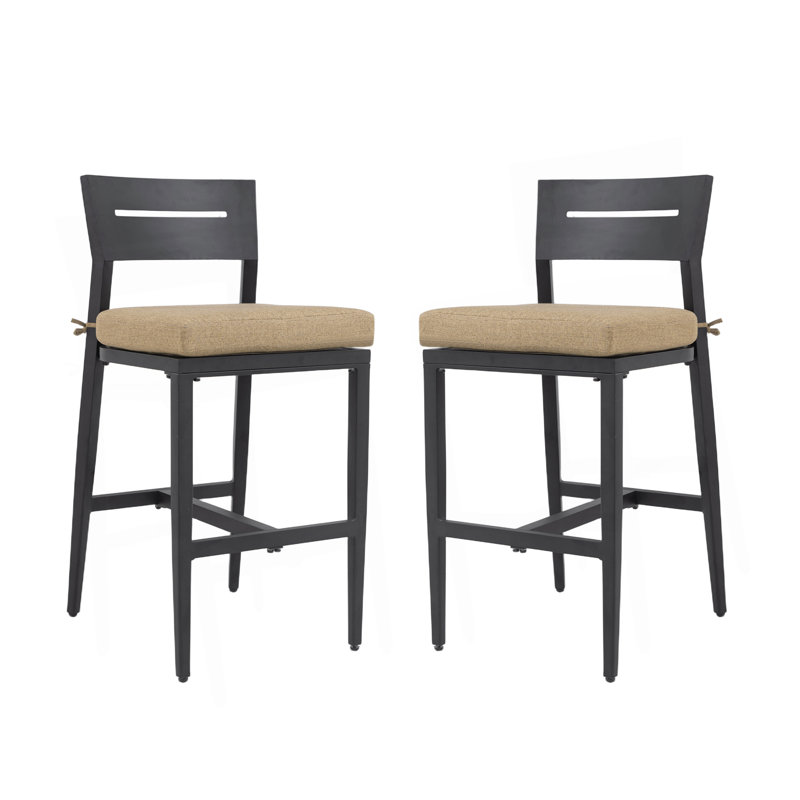 Tabourets de bar 2 pièces Modern Modern, Brown