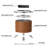 Stainless Steel 22" Low Smoke Fire Pit,Outdoor Wood Burning Smokeless Fire Pit With Cover & Poker-669131468-669131469