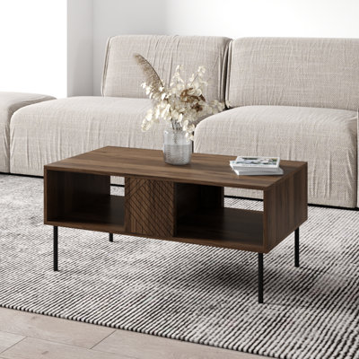 Krishn 39.4" Coffee Table with Matte Finish