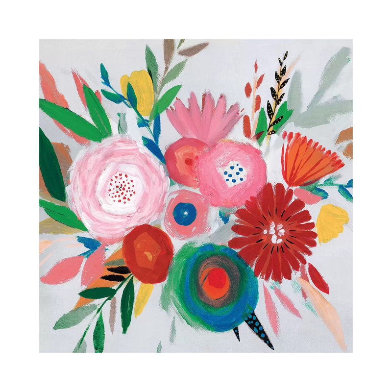 Circular Colour Palette II by Isabelle Z - Wrapped Canvas Painting, 45.72 cm H x 45.72 cm W