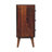 Solid Wood Bera Chest, 3 Drawers, Brown