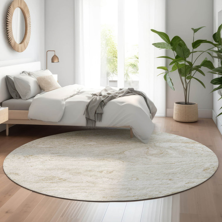 Premium Machine Washable Cerrito Ivory Rug