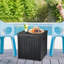 Boîte de rangement en résine 51 gallons East West Furniture-97639293
