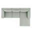 Canapé modulaire en tissu avec méridienne Roscoe-117983190-117983193