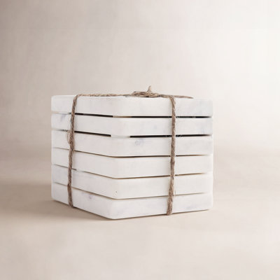 Marble Hexagon Coaster