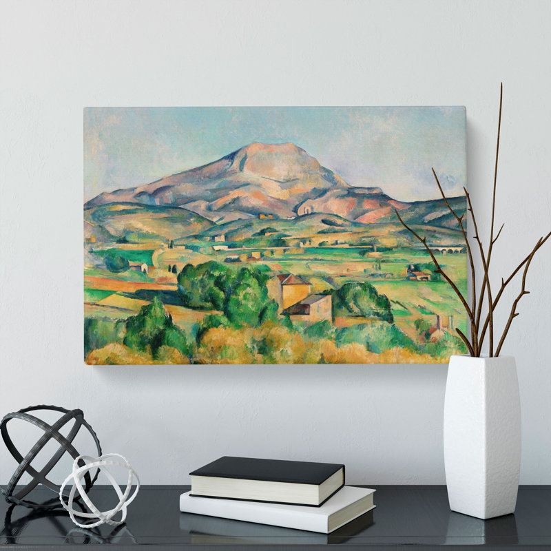 Mont Sainte-Victoire Vol.1 by Paul Cezanne - Wrapped Canvas, 50cm H x 76cm W x 3cm D