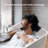 59 In. X 29.5 In. Center Drain Freestanding Whirlpool Bathtub Hydrotherapy Jetted Soaking Bath Tub - Tub Filler In White