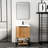 24'' Single Bathroom Vanity with Resin Top