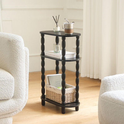 3-Tier small narrow-sided table