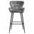 Ferrier Linen/Velvet Upholstered 29.53'' Bar Stool with Metal Frame-1501696806