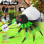 Araignée géante gonflable 8 pi avec lumières vertes intégrées Halloween-235714543