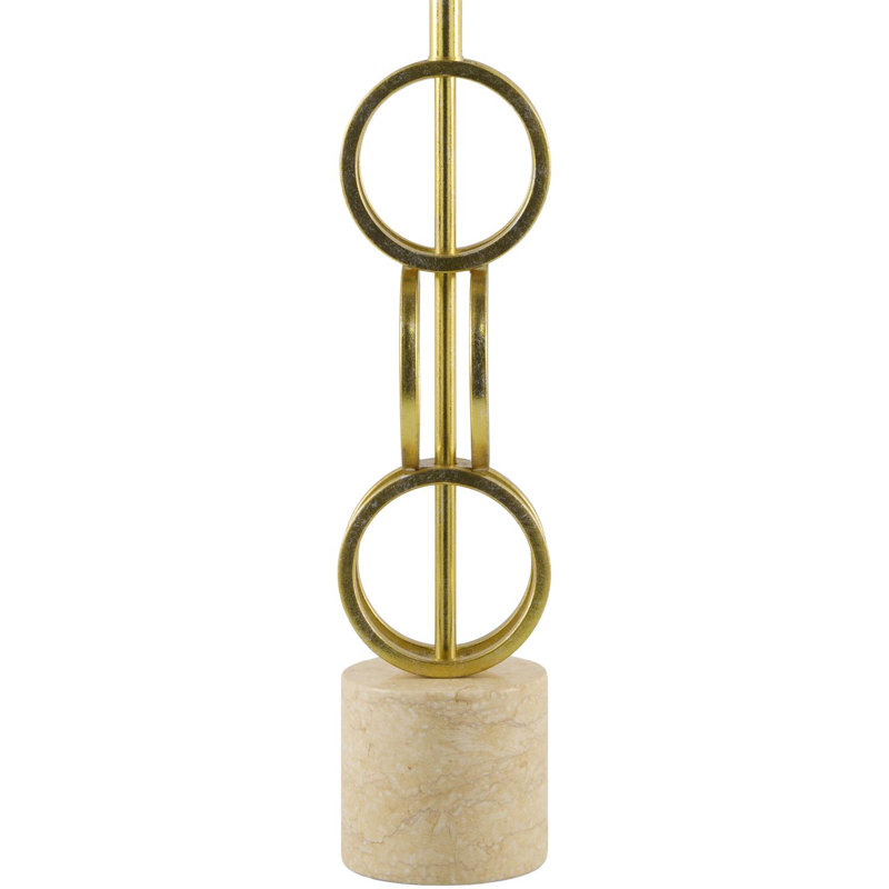 Parham Table Lamp, Beige, Gold/Beige