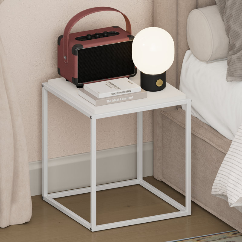 Table de chevet empilable en métal Furinno