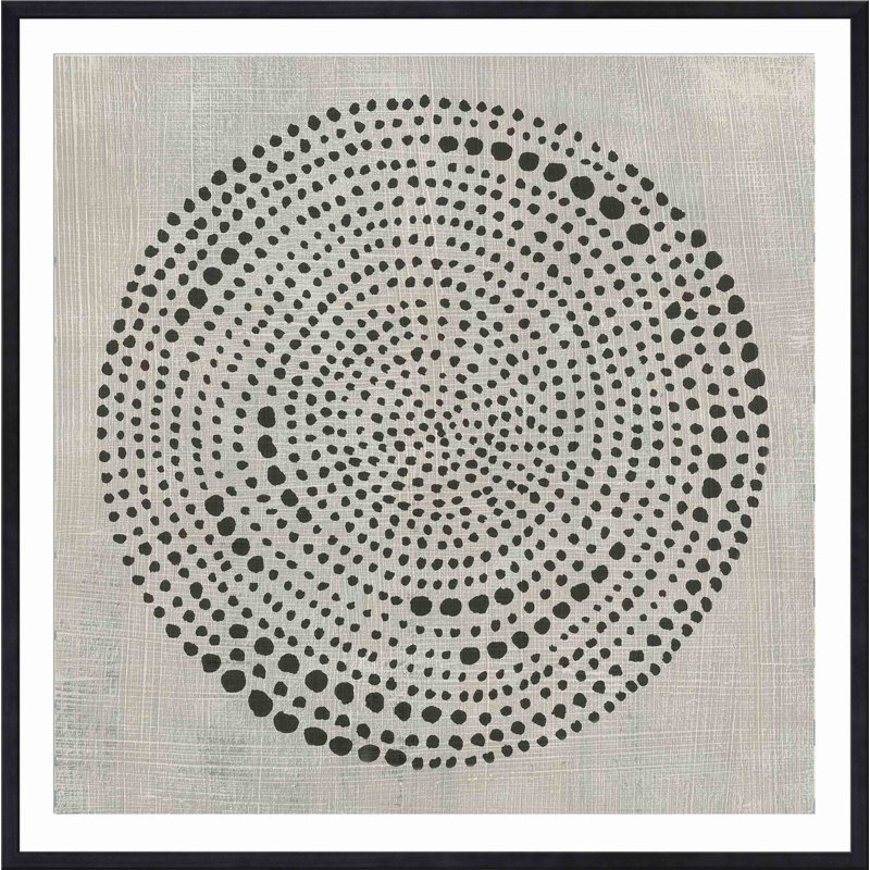 Mythos I par Chariklia Zarris - peinture encadrée, Cadre photo simple noir avec passe-partout