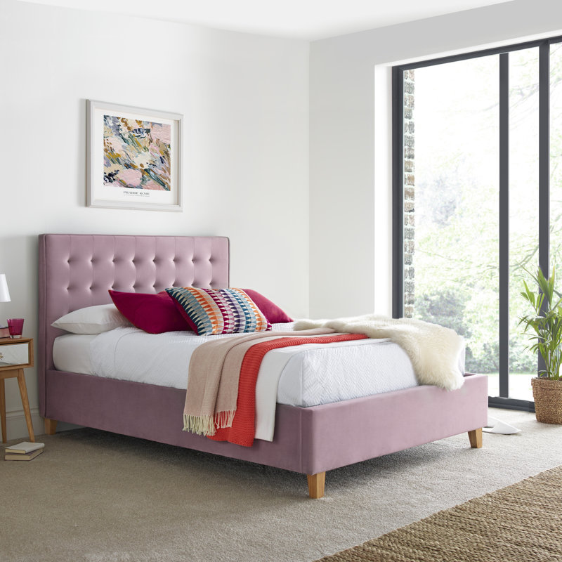 Owasso Upholstered Ottoman Bed, Kingsize (5'), Grey